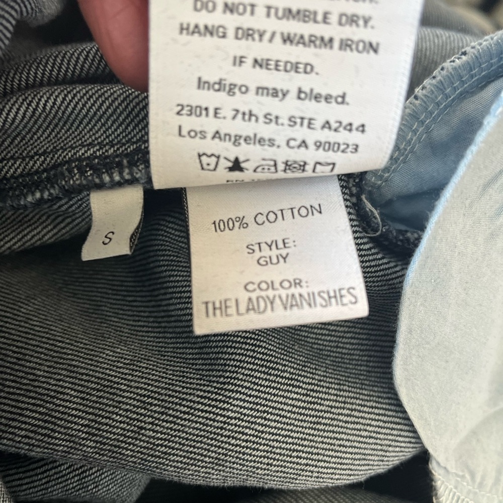 Anthropologie Dark Denim Jumpsuit - Picture 6 of 8